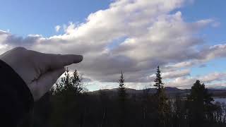 WEIRD LIGHTS IN THE SKY! Jumping around  over the mountains in Norway. Watch shorts on my channel.