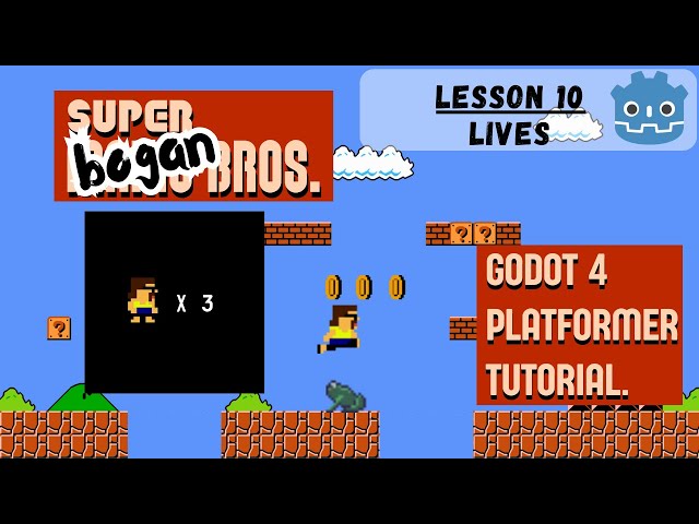Learn Godot 4 by Making a 2D Platformer — Part 14: Lives, Score, & Attack  Boosts #2 - DEV Community
