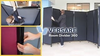 https://www.versare.com/shop/room-divider-360-accordion-portable-partition.html Transform your space quickly and easily with the 