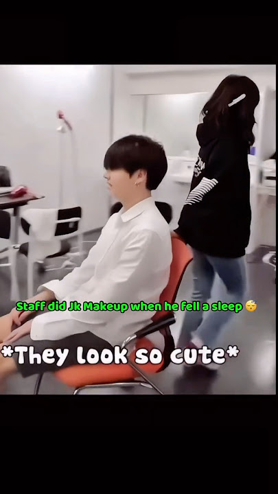 Jk annoyed his makeup artist #bts #jungkook #shorts