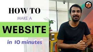 How to Make a Website using Wordpress in 10 mins - Simple & Easy