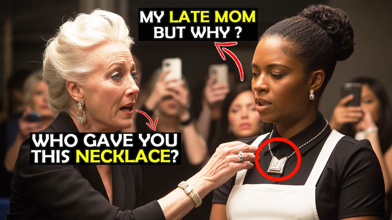 Billionaire Grandma Froze at a Black Girl’s Necklace — Then She B u rst Into Tears and Hugged Her!