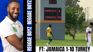 TOUGH LOSS FOR THE REGGAE BOYZ U18 TEAM | Jamaica 1-10 Turkey UEFA Friendship Tournament