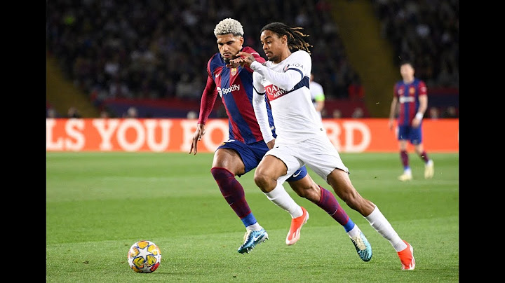 (FC BARCELONA 1-4 PSG): Los parisinos remontan, noche aciaga para el Barça. La roja de Araujo clave