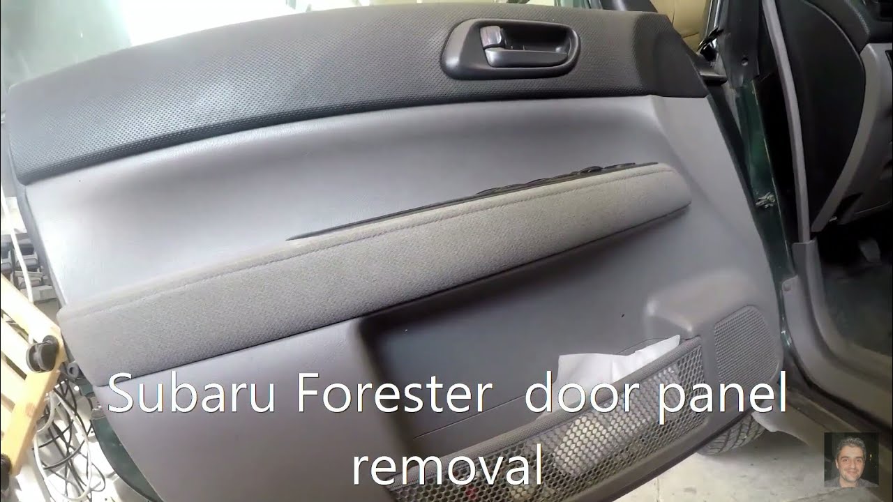 Subaru Forester door panel removal YouTube