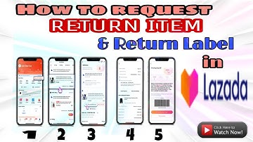 How To Request RETURN ,REFUND And RETURN LABEL In Lazada|Easy Tutorial Step by Step|Kathrine Cuyos