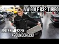 LEVELLA | Golf 4 R32 Turbo | Abholung bei BTS + Zeiten messen & Soundcheck!