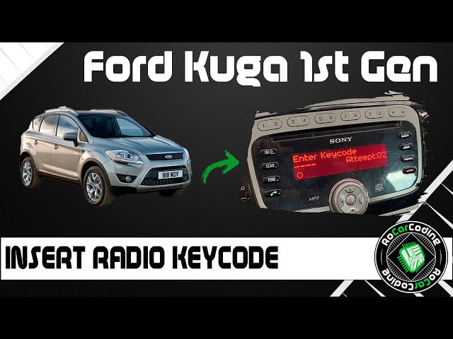 HOW TO INSERT RADIO KEYCODE SONY RADIO