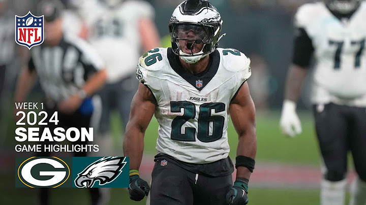 Green Bay Packers vs. Philadelphia Eagles Game Highlights | 2024 NFL Season