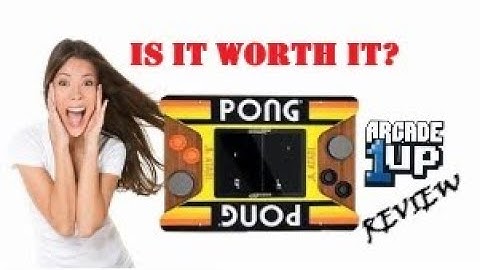 Arcade 1UP PONG  Two Player Countercade [Atari] Tempest, Breakout, Warlords #Retro Gaming