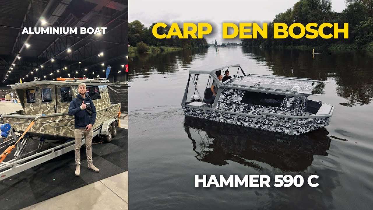 Our boat at the BIGGEST Carp Show in Europe! | Carp Den Bosch 2025 | HAMMER 590 C