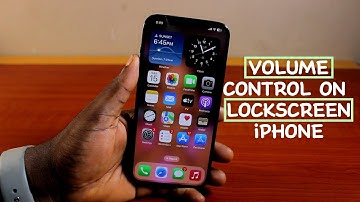 How to Turn ON Volume Control on Lockscreen iPhone