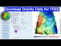 Download Satellite Gravity Data Of Any Country | Gravity Anomaly Data