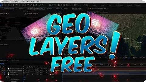 GEOLAYERS 3 NOT OPENING?  SOLUTION VIDEO AFTER EFFECTS