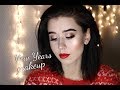 VLOGMAS #3 // НОВОГОДНИЙ МАКИЯЖ 2019 // New Years Eve Makeup Tutorial // Christmas Glam 🎄🎅🏻❄️