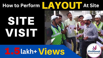 How to Perform Layout at Site, Important Concept for doing any type of Layout || Civil Guruji Bhopal