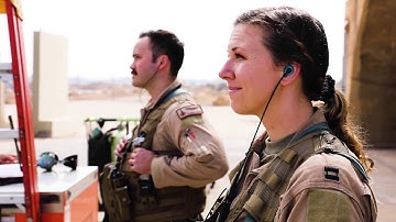 Captain Lacie Hester, Weapons Systems Officer on the F-15E Strike Eagle.