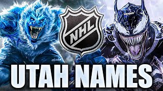UTAH NHL TEAM NAME TRADEMARKS REVEALED: VENOM, BLIZZARD, & MORE
