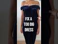 How to Make a Dress Smaller - Sewing Alteration