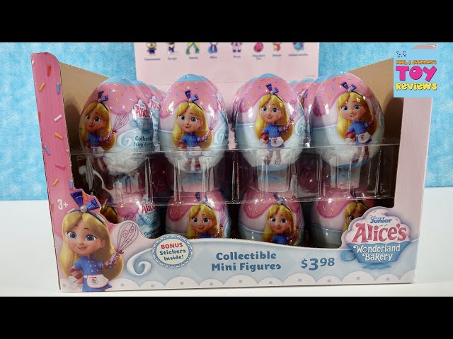 Disney Alice's Wonderland Bakery Collectible Mini Figures Unboxing