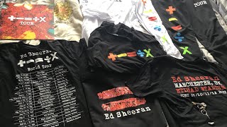 Ed Sheeran +–=÷x Tour Merch Haul