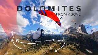 Paragliding Dolomites From Above  Col Rodella Flight Story