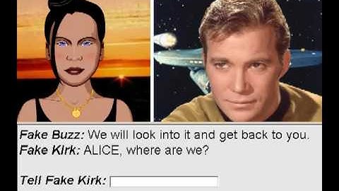 Two Bots Talking: Fake Kirk and A.L.I.C.E.