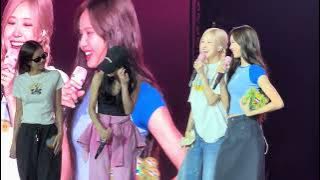 Blackpink sound check - When Lisa met Yadom 💛😱 Las Vegas 8/18/23