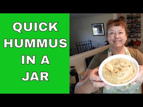 Quick Hummus Recipe - No Tahini