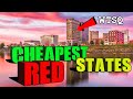 Cheapest Red States to buy a home. Republican States. Top 10