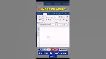 líneas en #word #fyp #cursos #computips #aprende #tutorial #Turquia #tecnologia