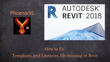 How to fix Templates and  Libraries file missing in Revit