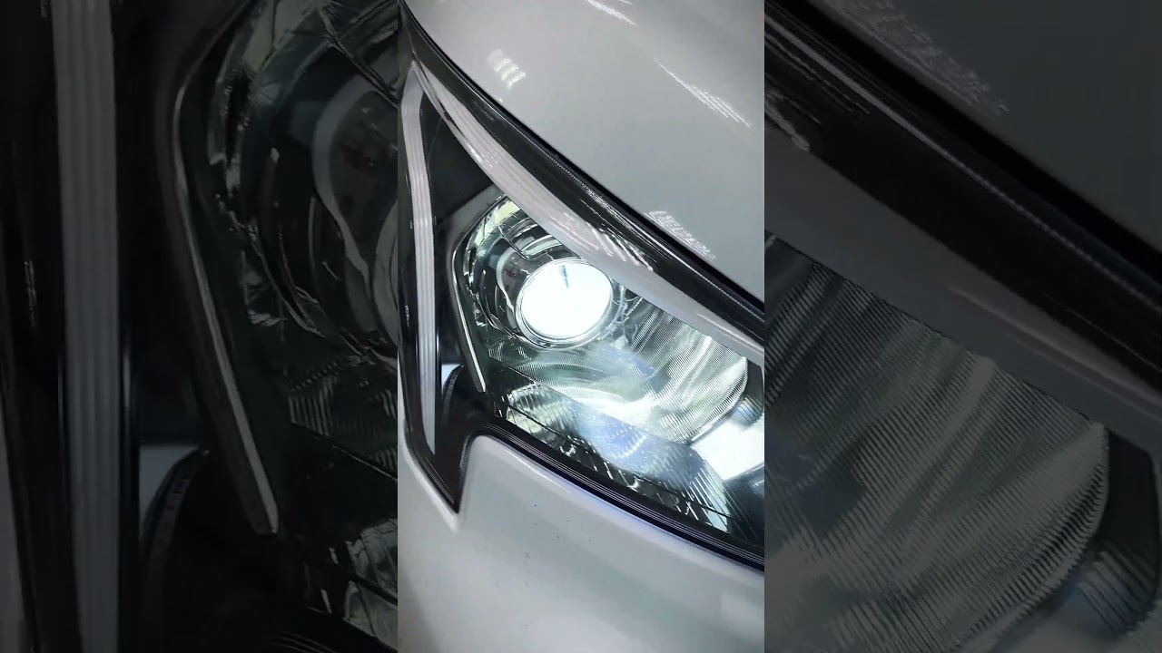 Заводской вид оптики Kia Rio, с нештатными характеристиками 😎 #kiario #автосвет #biled #kia