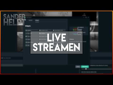 Hoe Livestream je Makkelijk en Gratis? - SanderHelpt #41