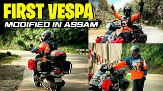 First Vespa Modification In Assam | Scooter Rider Club |