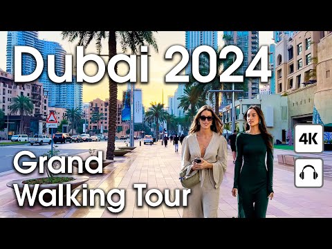 Dubai Live 24/7 🇦🇪 Grand Walking Tour Compilation [ 4K ]