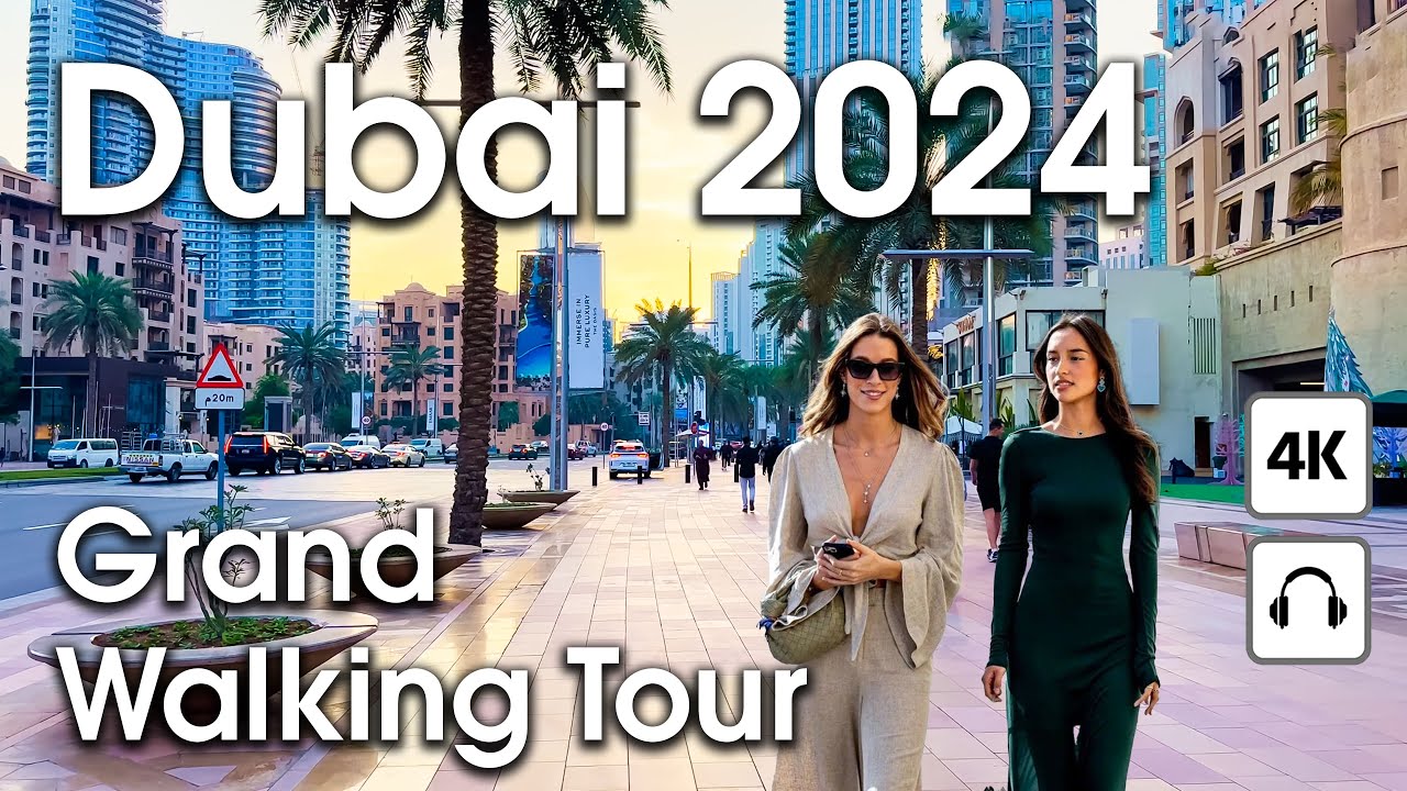 Dubai Live 24/7 🇦🇪 Grand Walking Tour Compilation [ 4K ]