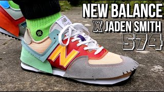 NEW BALANCE x JADEN SMITH 574 REVIEW - On feet, comfort, weight,  breathability, price review 