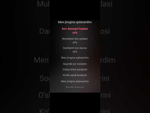 Shoxrux Ergashev - Men jimgina qolaverdim karaoke(minus Teks) #shoxruxergashev #karaoke