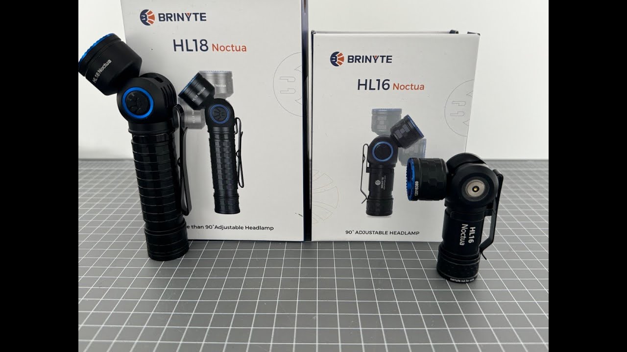 Brinyte HL16 vs HL18 Multipurpose Lights