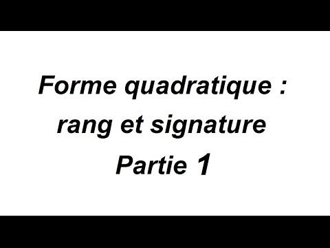 Vidéo: Pourquoi les quadratiques sont-elles appelées quadratiques ?