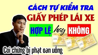 Top 8 tra cứu giấy phép lái xe bị mất tốt nhất