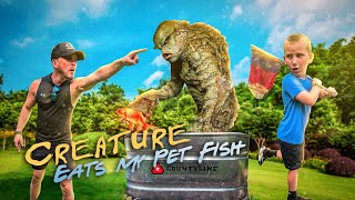 Swamp Beast Ate Our Pet Fish!