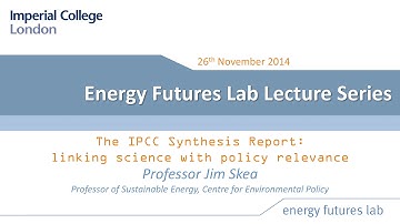 The IPCC Synthesis Report: linking science with policy relevance