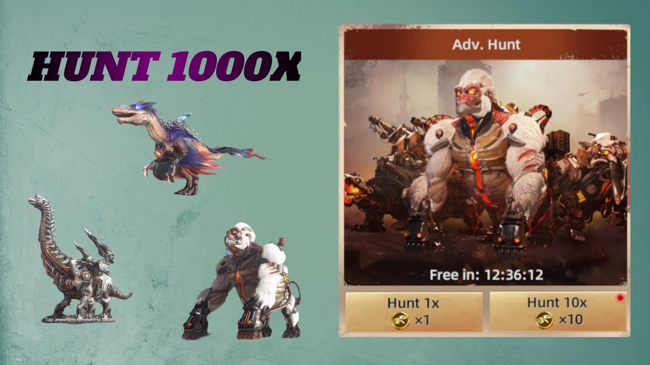 1000X Advance Hunt - Epic Rewards Unlocked | Mecha Dominations.
