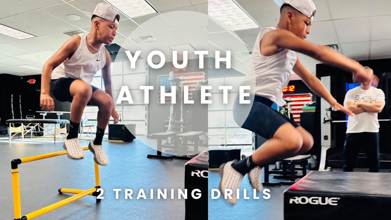 2 Training Drills For Youth Athletes | Plyometrics & Isometrics - YouTube