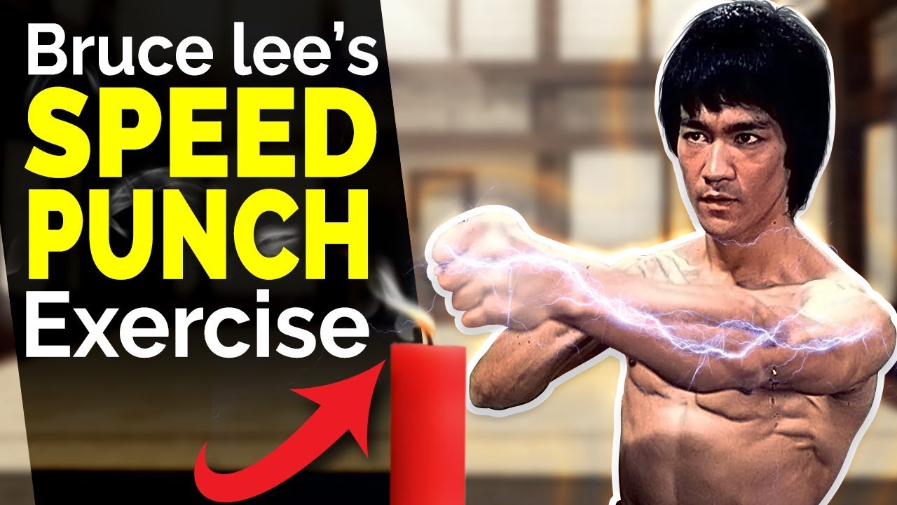 Bruce Lee's Speed Punching Exercise - Candle Flame Punch - YouTube