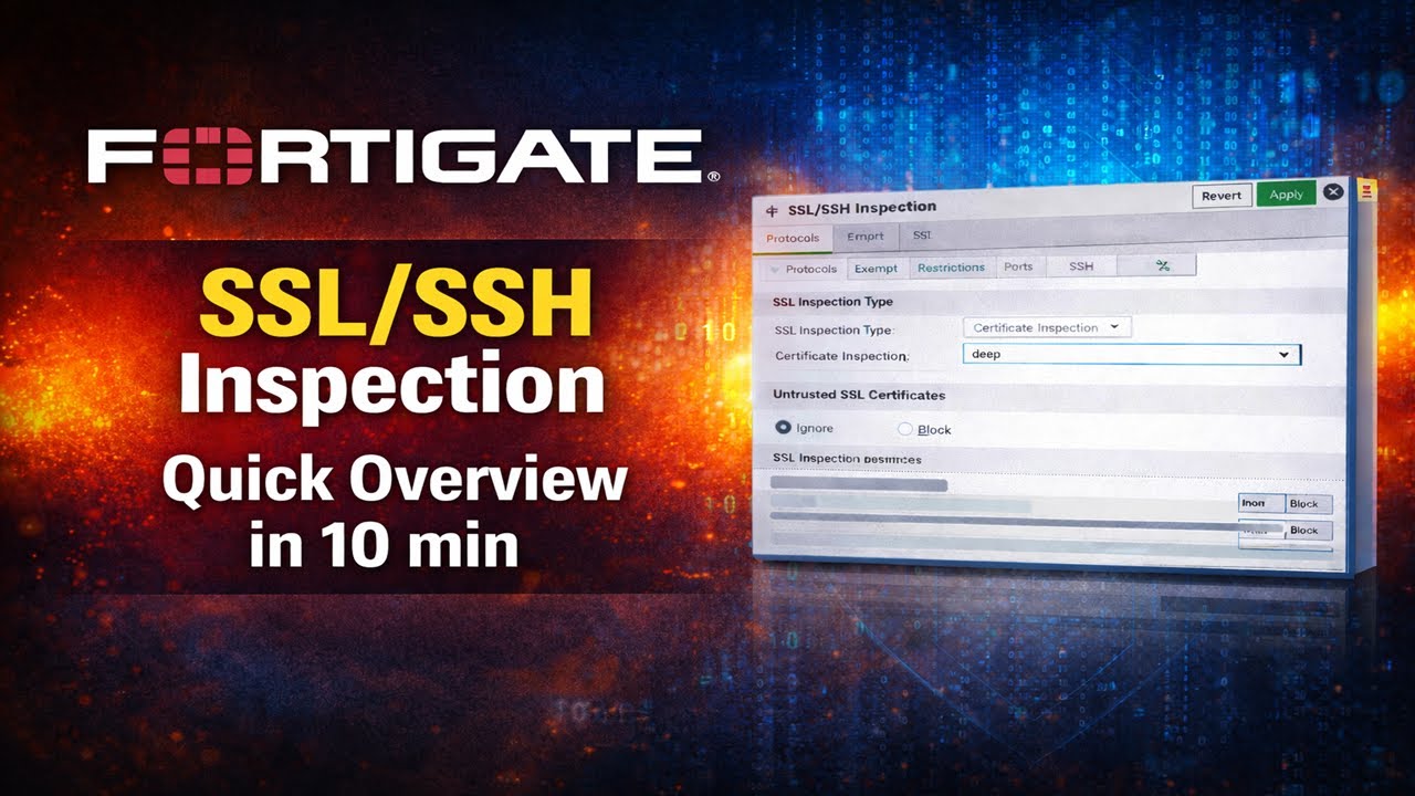 20- FortiGate SSL/SSH Inspection (NSE4) -  Full Explanation