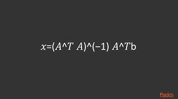TensorFlow for Machine Learning Solutions: Using the Matrix Inverse Method| packtpub.com