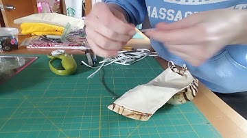 How to thread elastic with a bodkin